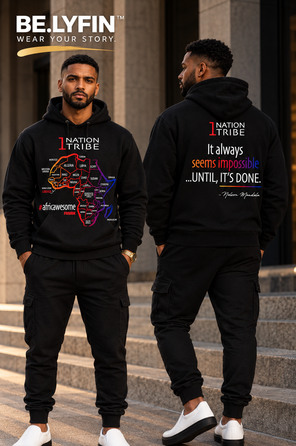 1 NATION. 1 TRIBE.  Unisex Unity Hoodie