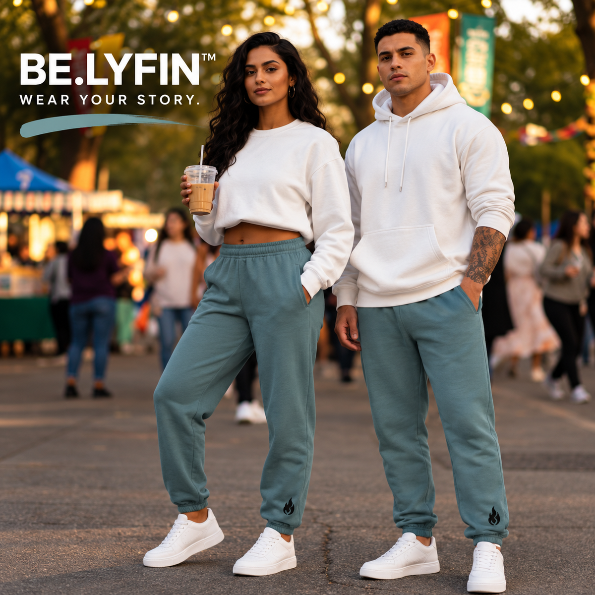 A Silent Strength-GhostFlame Unisex Sweatpants