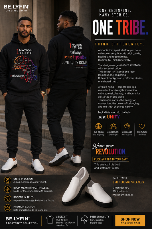 1 NATION. 1 TRIBE.  Unisex Unity Hoodie