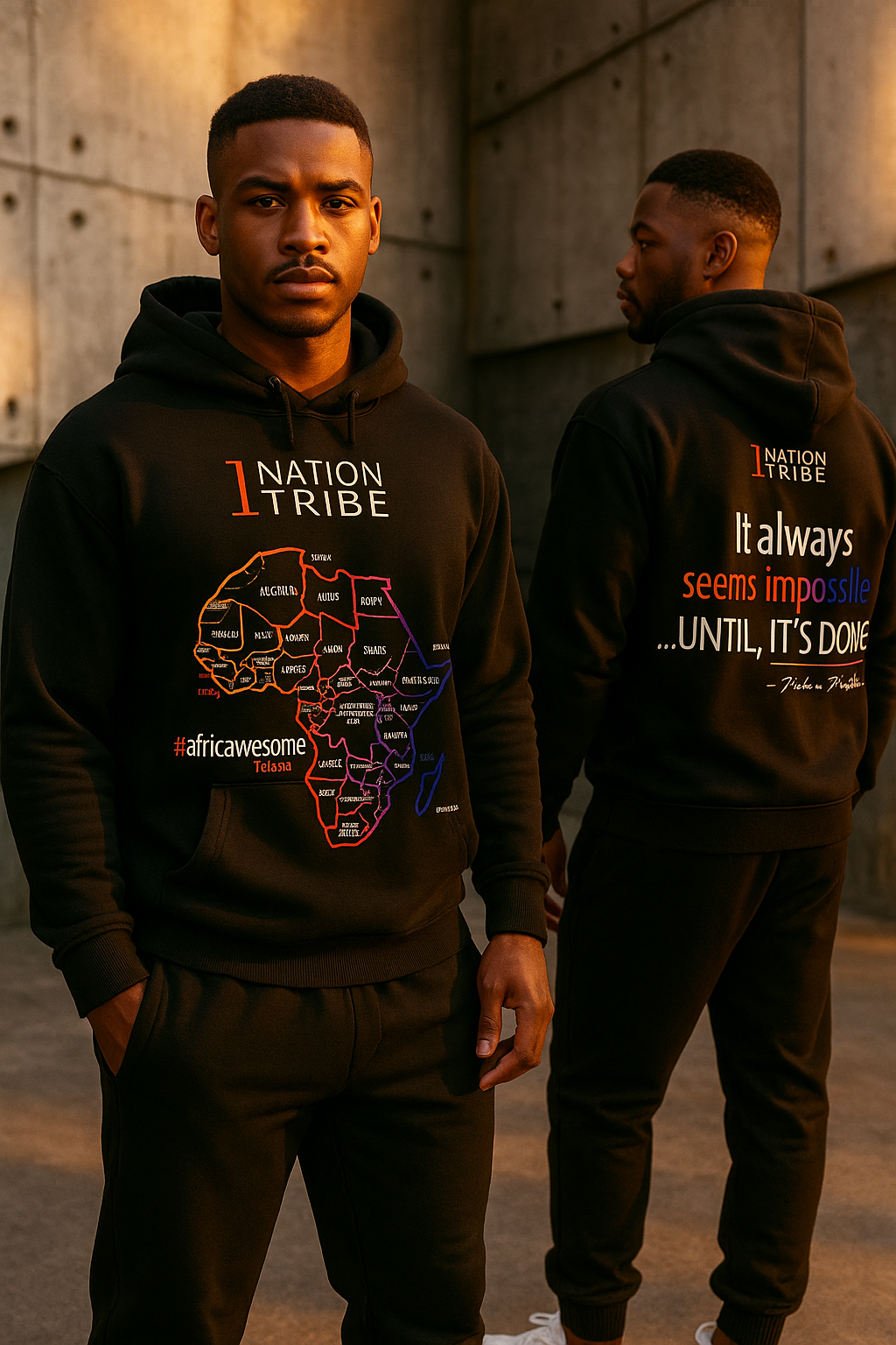 1 NATION. 1 TRIBE.  Unisex Unity Hoodie