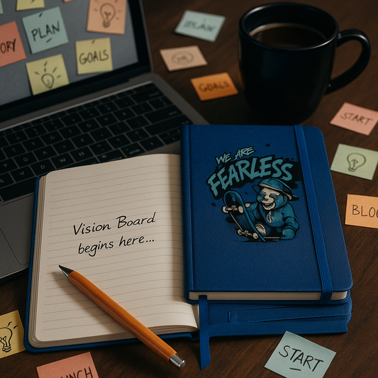 For Your Next Chapter! Hardcover bound notebook