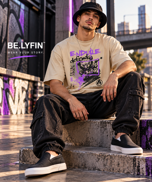 Endure / Defend! Oversized Faded T-Shirt