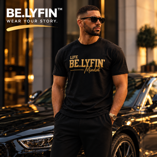 LIFE BE.LYFIN’ MINDSET Tee — Quiet Control Edition