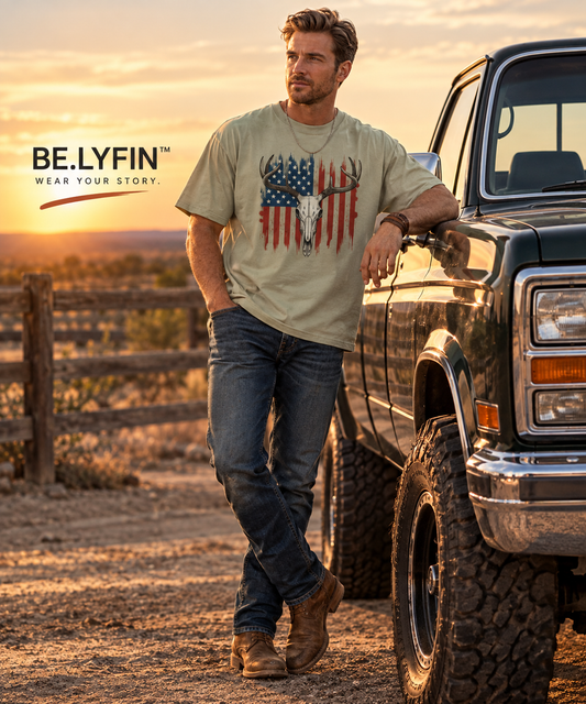 Frontier Freedom! Oversized Faded T-Shirt