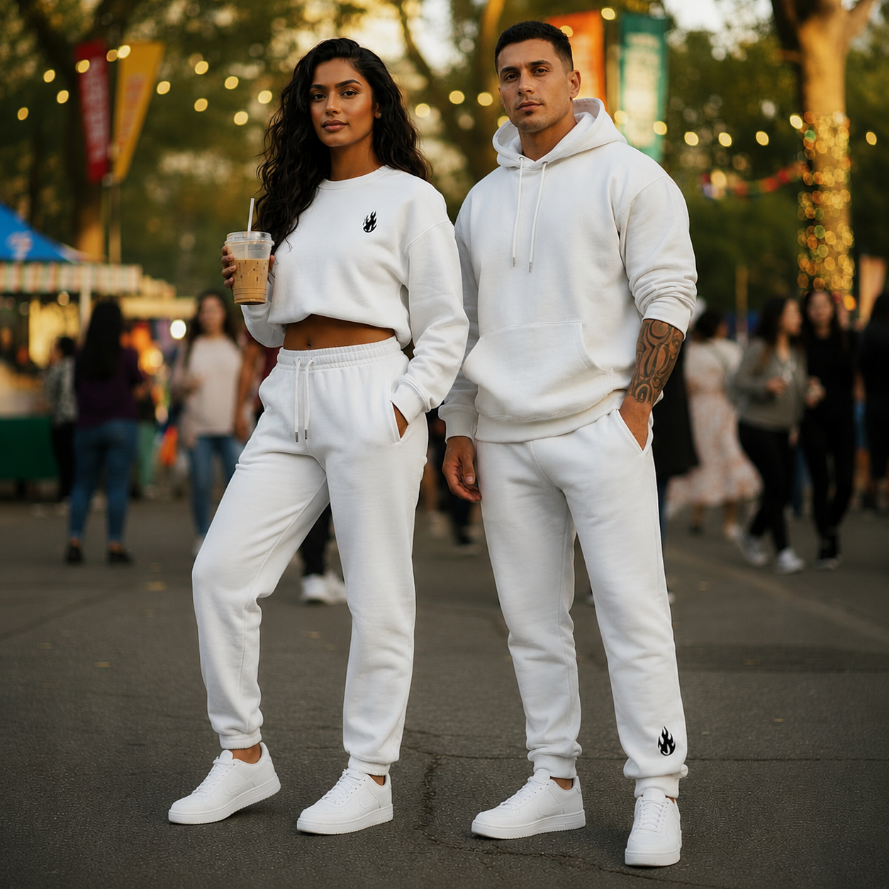 A Silent Strength-GhostFlame Unisex Sweatpants